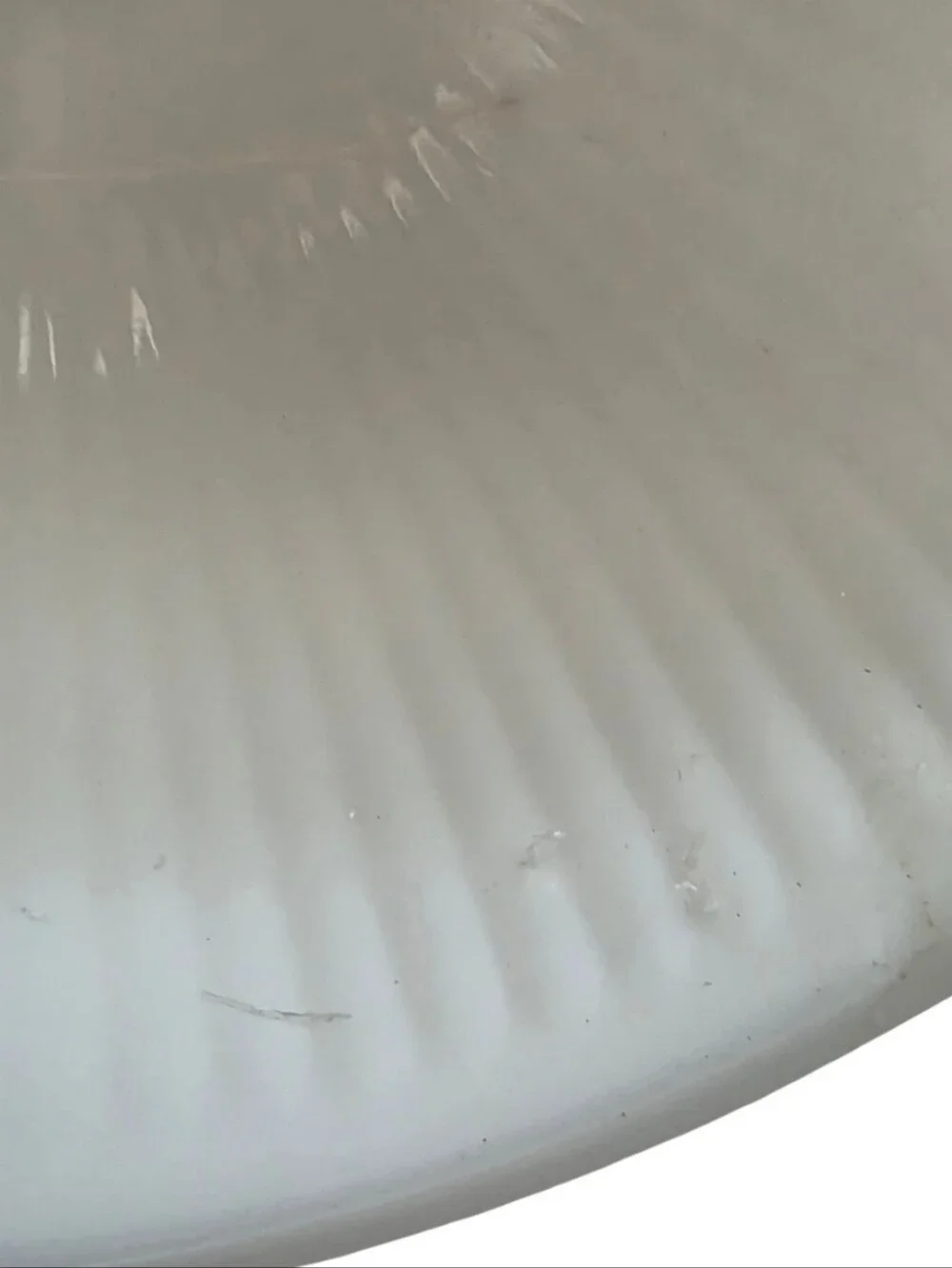 Vintage Imperial Glass Rose Milk Glass Covered Butter Dish 1950s-70s